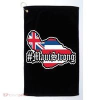 Pray For Maui Strong Hawaii Strong Save Maui Hawaii Golf Towel thumb 0
