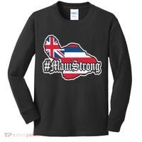Pray For Maui Strong Hawaii Strong Save Maui Hawaii Kids Long Sleeve Shirt thumb 0