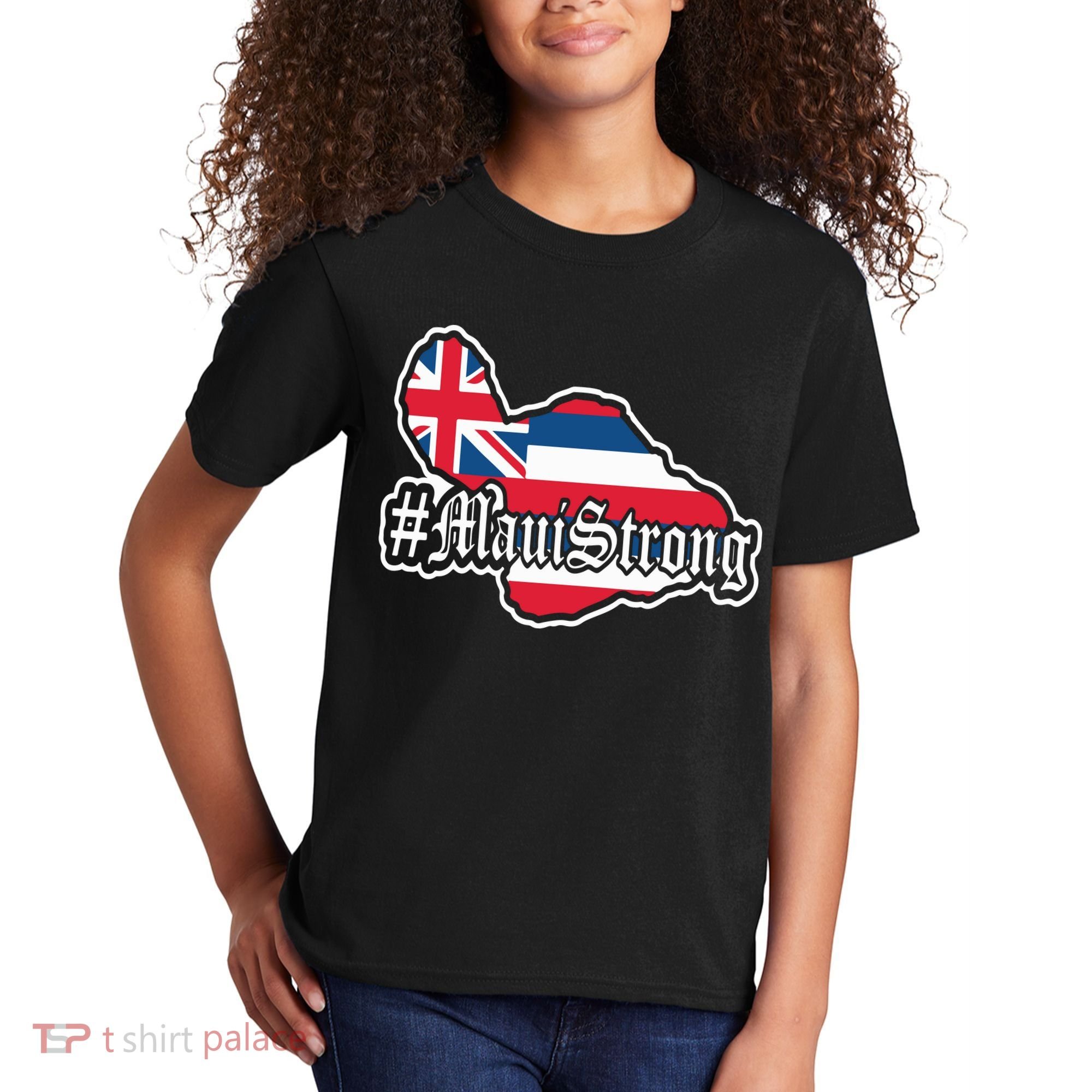 Pray For Maui Strong Hawaii Strong Save Maui Hawaii Kids T-Shirt