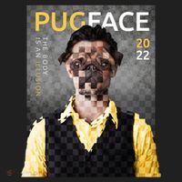 Pug Face Man Magazine Pixelated Women's Sweatshirt thumb 2