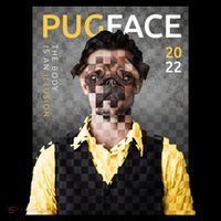 Pug Face Man Magazine Pixelated Toddler Hoodie thumb 2