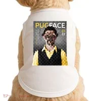 Pug Face Man Magazine Pixelated Doggie Tank thumb 0