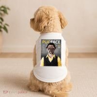Pug Face Man Magazine Pixelated Doggie Tank thumb 2