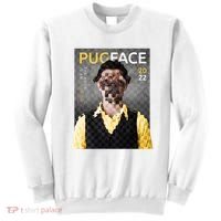 Pug Face Man Magazine Pixelated Sweatshirt thumb 0
