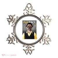 Pug Face Man Magazine Pixelated Ornament thumb 0