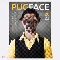 Pug Face Man Magazine Pixelated Ornament thumb 1