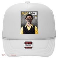Pug Face Man Magazine Pixelated Hat thumb 0