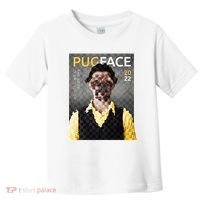 Pug Face Man Magazine Pixelated Toddler T-Shirt thumb 0