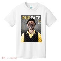 Pug Face Man Magazine Pixelated Kids T-Shirt thumb 0