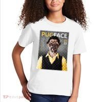 Pug Face Man Magazine Pixelated Kids T-Shirt thumb 2