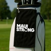 Pray For Maui Hawaii Strong Support For Hawaii Fire Victims Golf Towel thumb 2