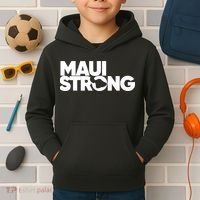 Pray For Maui Hawaii Strong Support For Hawaii Fire Victims Kids Hoodie thumb 2