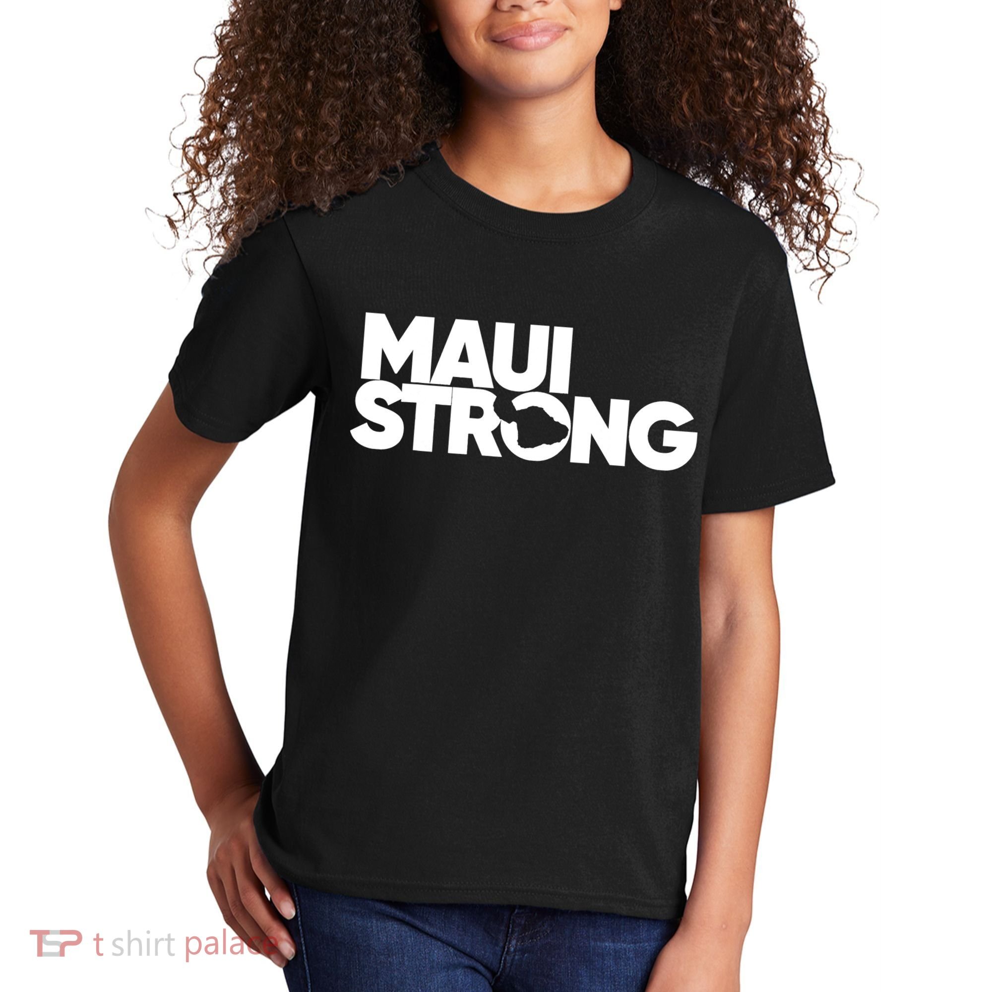 Pray For Maui Hawaii Strong Support For Hawaii Fire Victims Kids T-Shirt