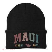 Pray For Maui Hawaii Strong Lahaina Fires Donate Beanie thumb 0