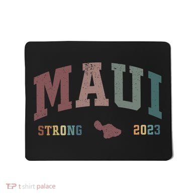 Pray For Maui Hawaii Strong Lahaina Fires Donate Mousepad