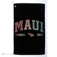 Pray For Maui Hawaii Strong Lahaina Fires Donate Golf Towel thumb 0