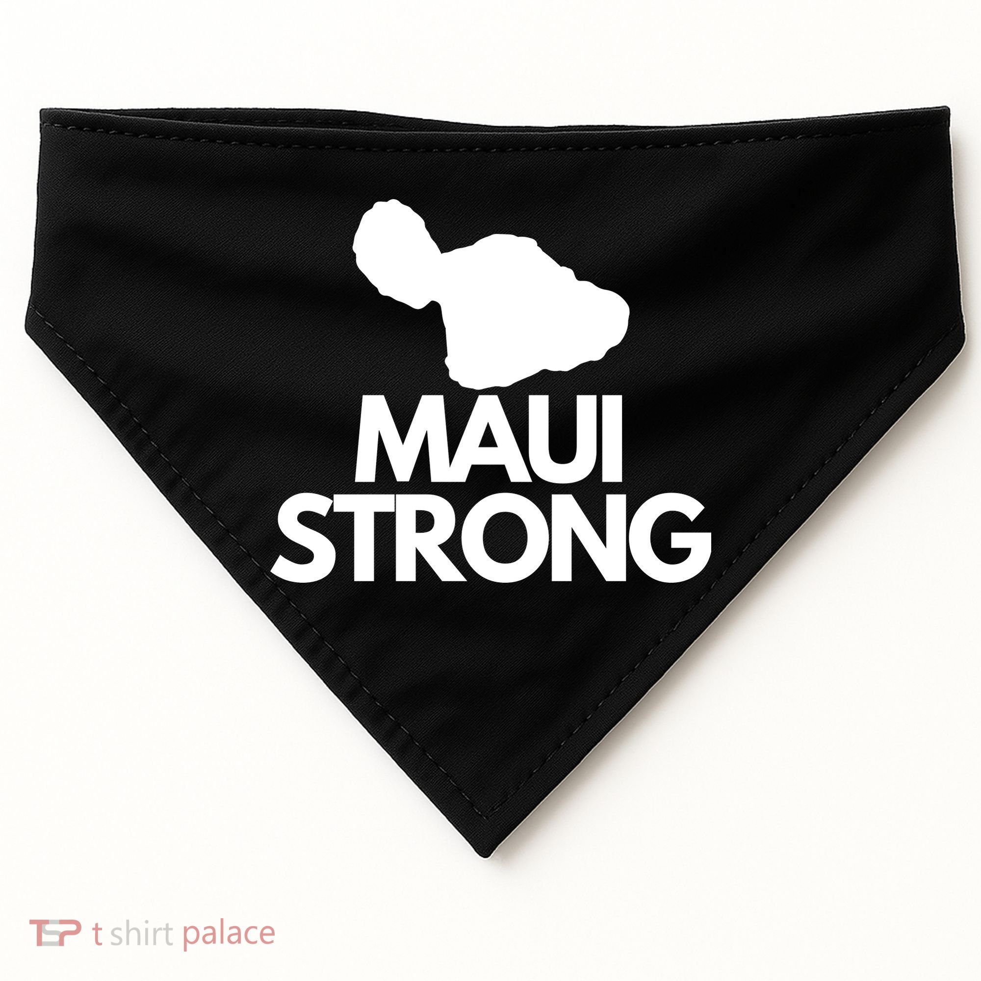 Pray For Maui Hawaii Strong USA-Made Doggie Bandana