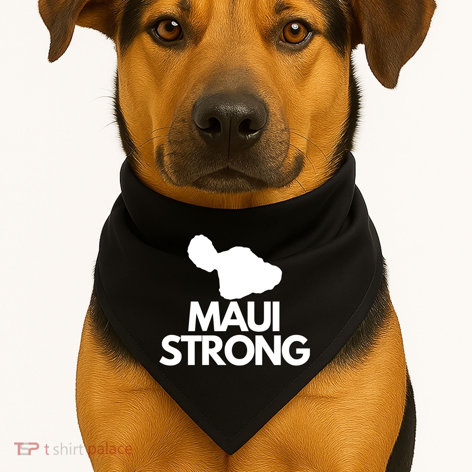Pray For Maui Hawaii Strong USA-Made Doggie Bandana