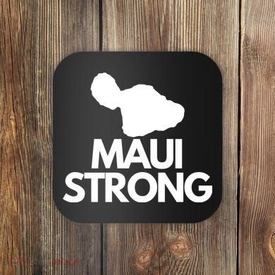 Pray For Maui Hawaii Strong Coaster