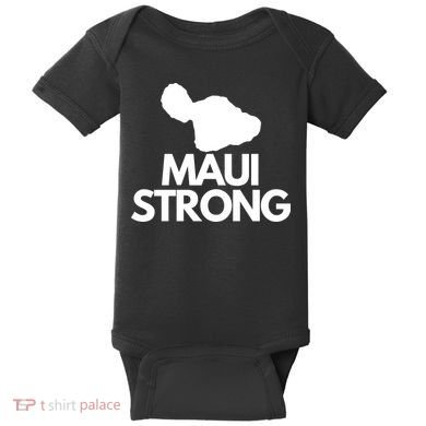 Pray For Maui Hawaii Strong Baby Bodysuit