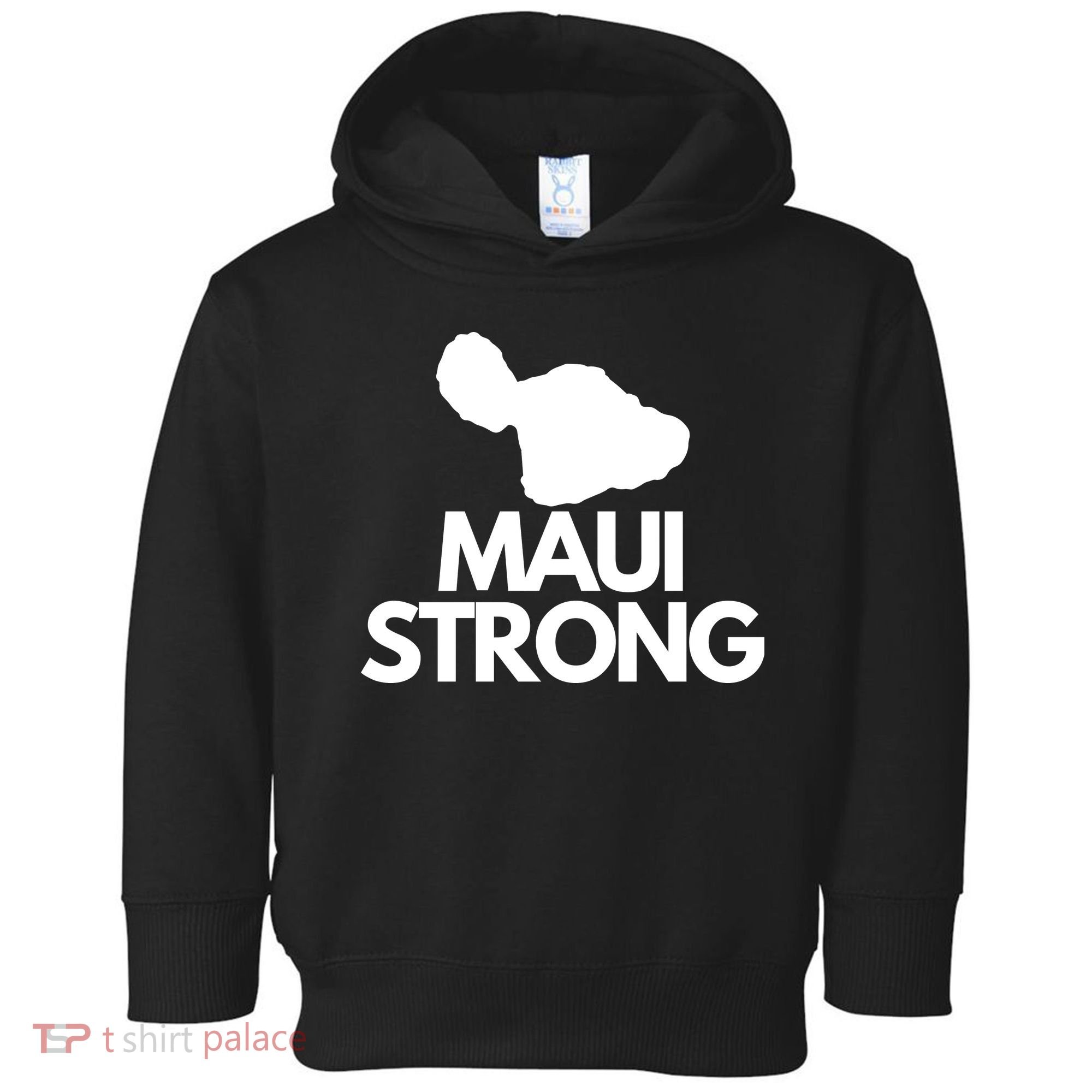 Pray For Maui Hawaii Strong Toddler Hoodie