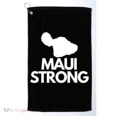 Pray For Maui Hawaii Strong Golf Towel