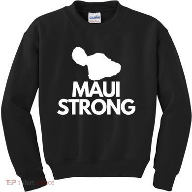 Pray For Maui Hawaii Strong Kids Sweatshirt