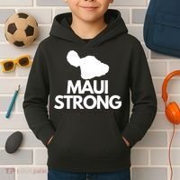 Pray For Maui Hawaii Strong Kids Hoodie thumb 2