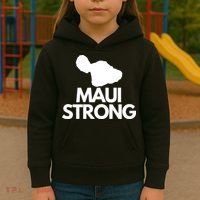 Pray For Maui Hawaii Strong Kids Hoodie thumb 3