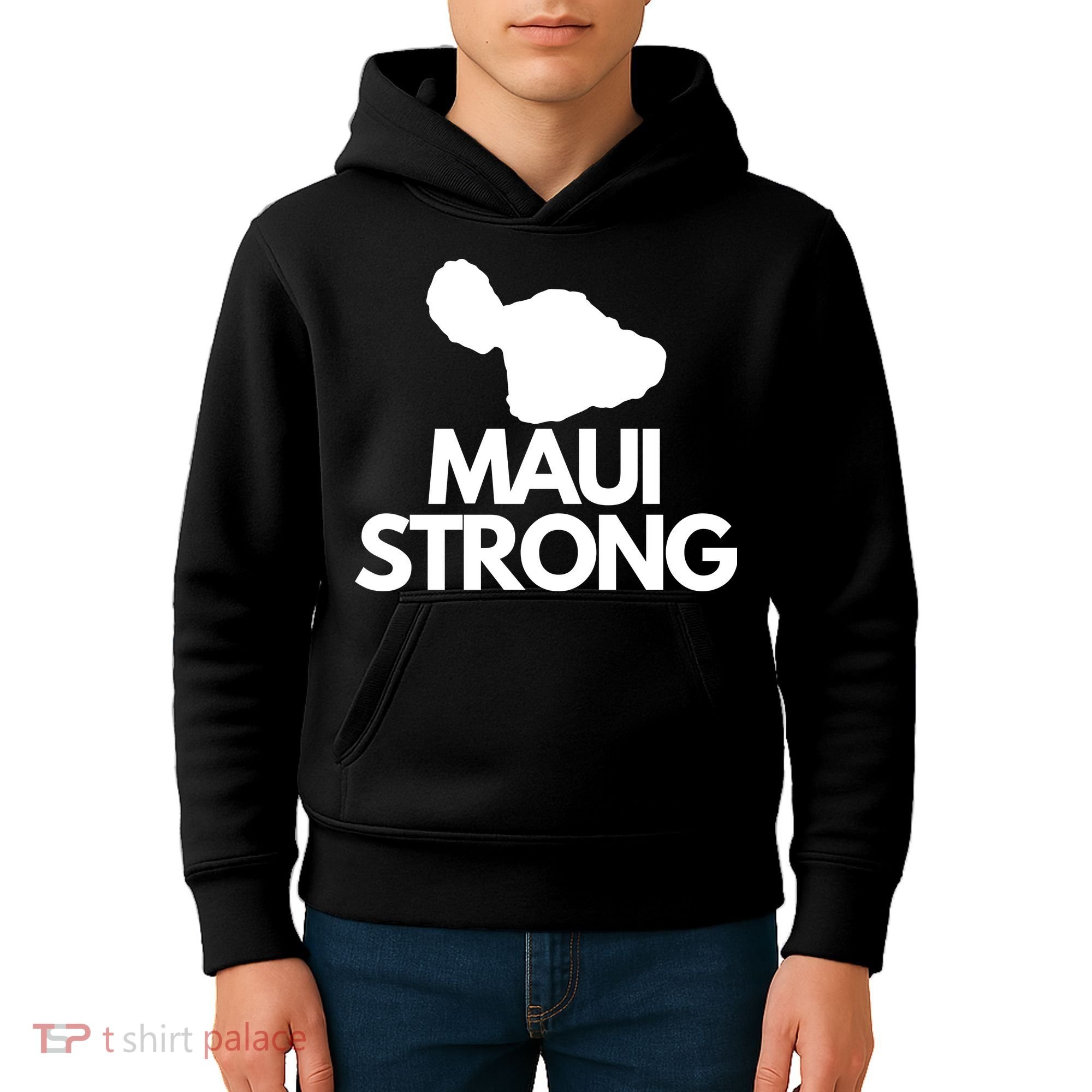 Pray For Maui Hawaii Strong Kids Hoodie