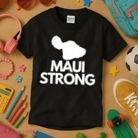 Pray For Maui Hawaii Strong Kids T-Shirt thumb 3