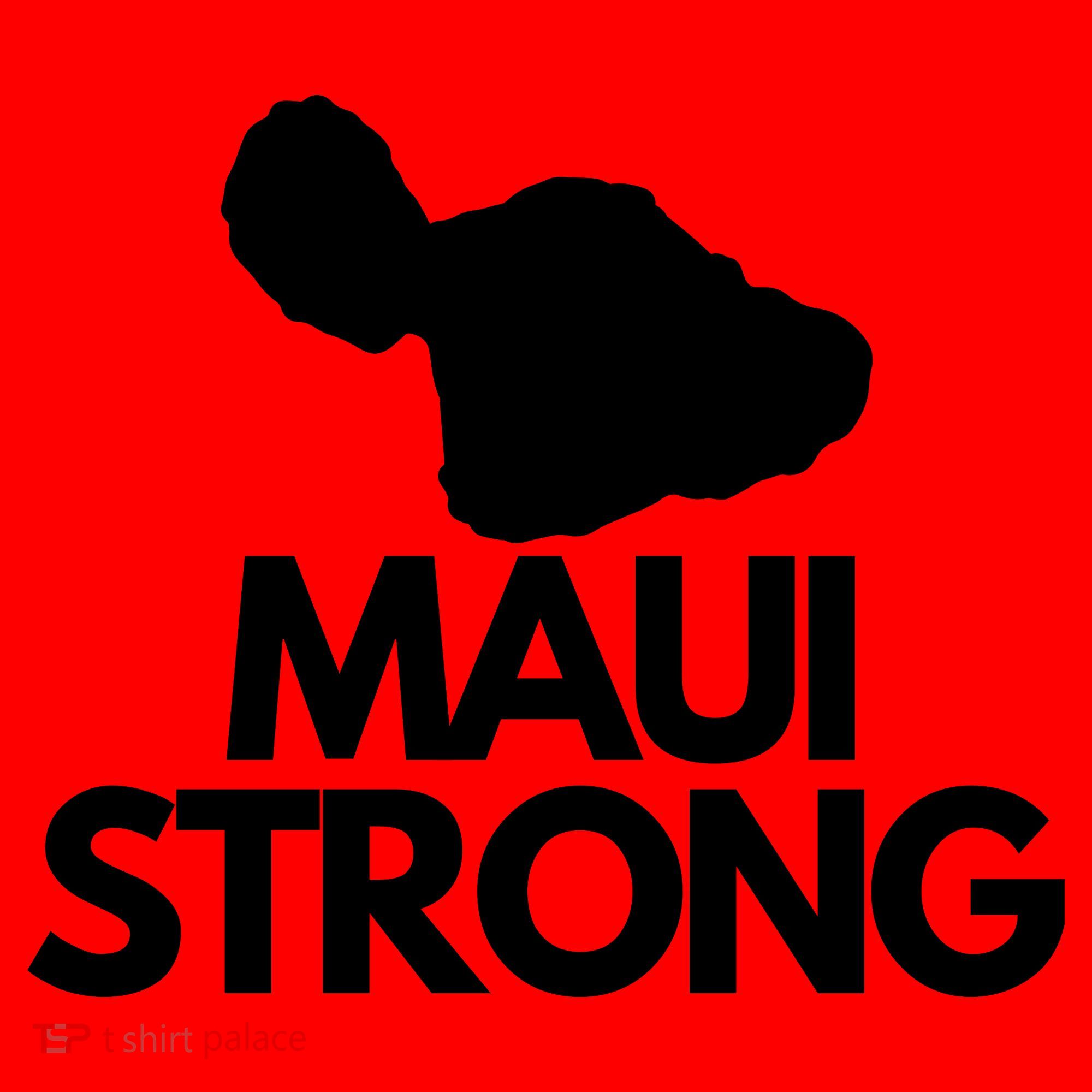 Pray For Maui Hawaii Strong Santa Hat