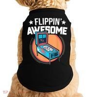 Pinball For Men Flippin' Awesome Flipping Arcade Doggie Tank thumb 0