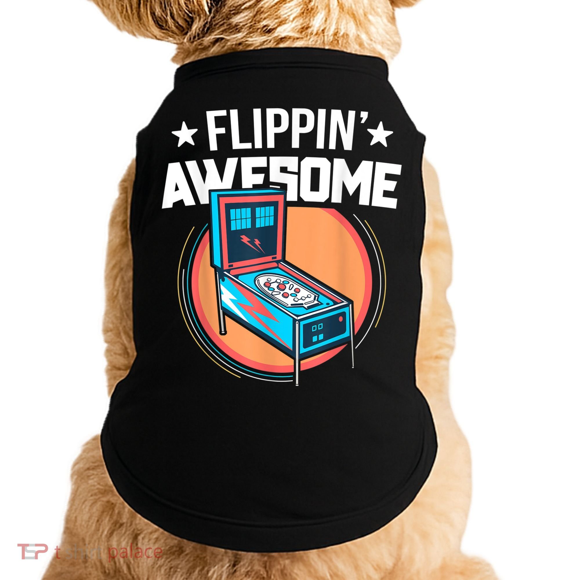 Pinball For Men Flippin' Awesome Flipping Arcade Doggie Tank