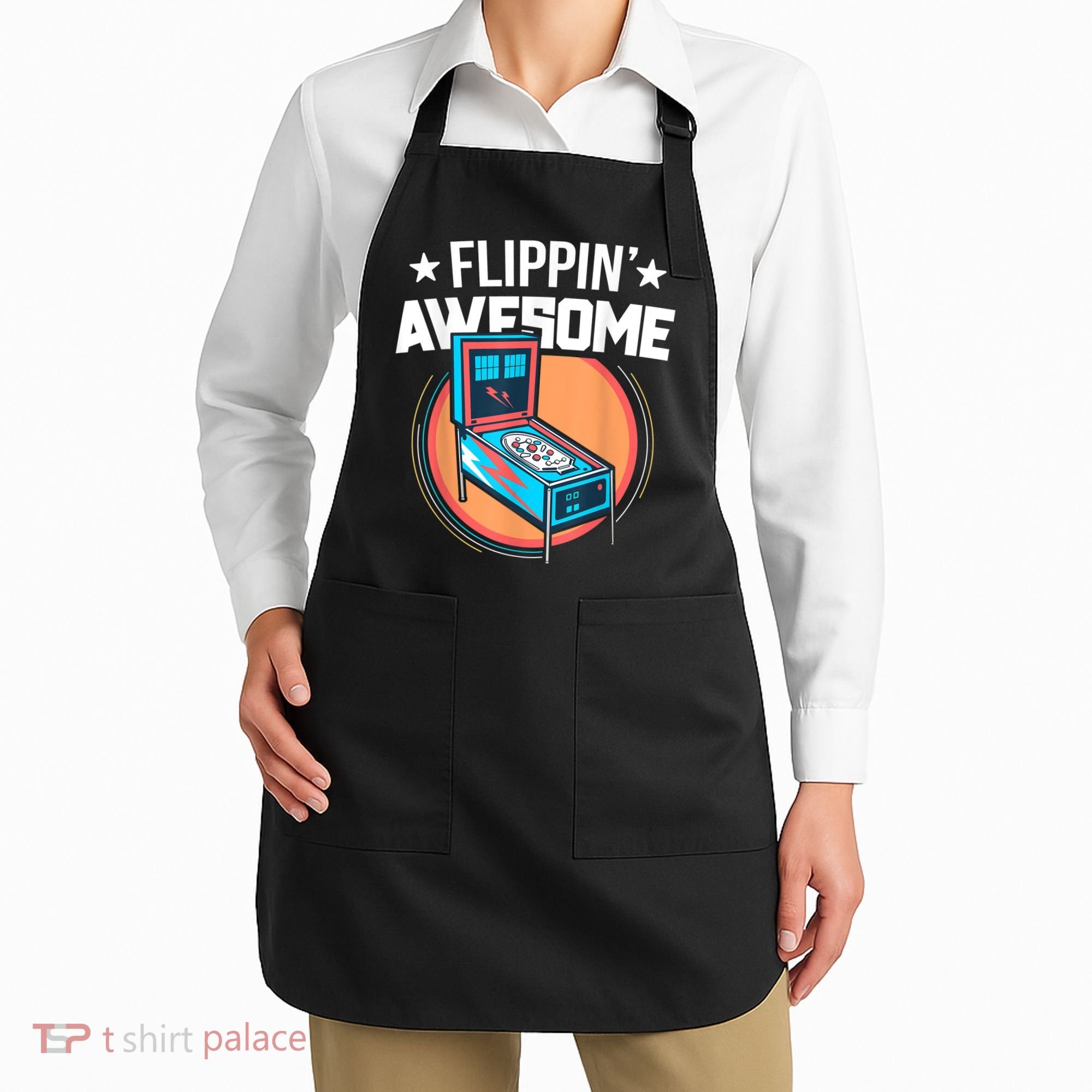 Pinball For Men Flippin' Awesome Flipping Arcade Apron