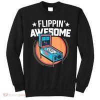 Pinball For Men Flippin' Awesome Flipping Arcade Sweatshirt thumb 0