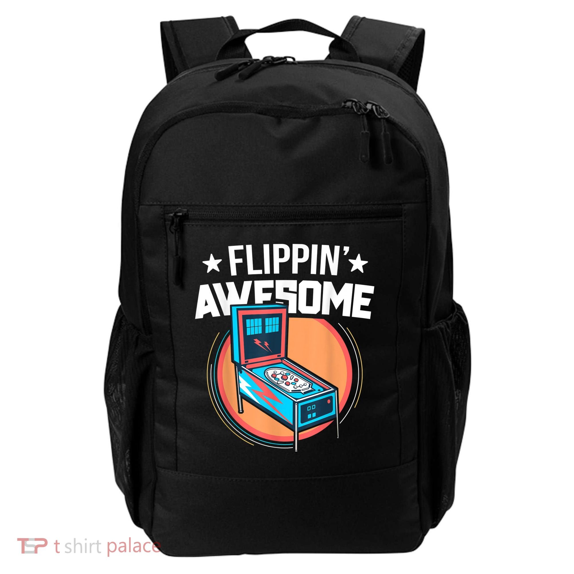 Pinball For Men Flippin' Awesome Flipping Arcade Backpack