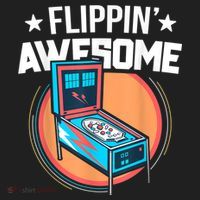 Pinball For Men Flippin' Awesome Flipping Arcade Beanie thumb 2