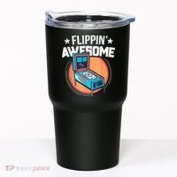 Pinball For Men Flippin' Awesome Flipping Arcade Tumbler thumb 0