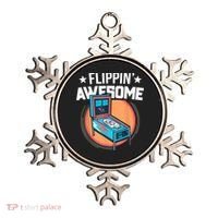 Pinball For Men Flippin' Awesome Flipping Arcade Ornament thumb 0