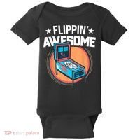 Pinball For Men Flippin' Awesome Flipping Arcade Baby Bodysuit thumb 0
