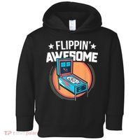 Pinball For Men Flippin' Awesome Flipping Arcade Toddler Hoodie thumb 0