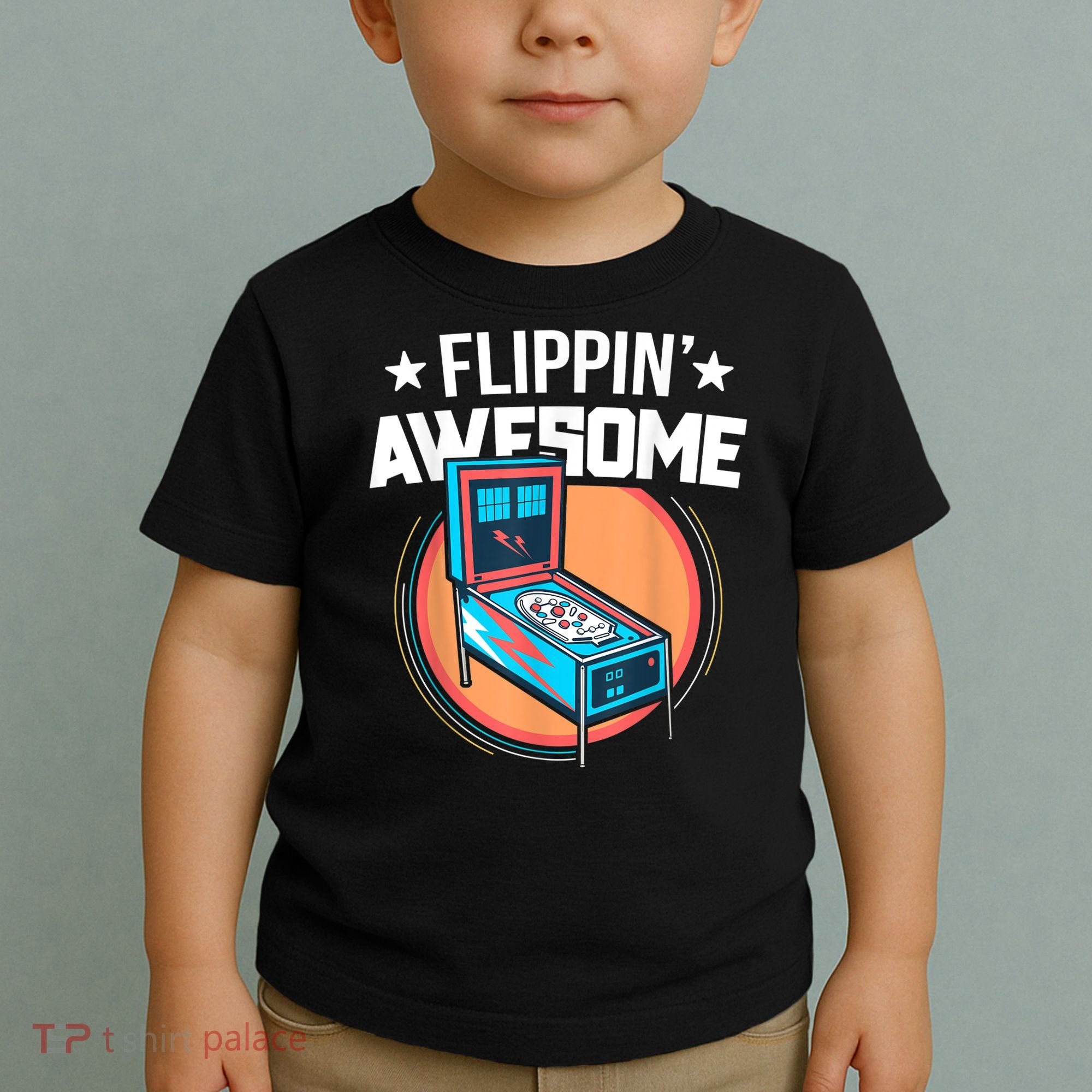 Pinball For Men Flippin' Awesome Flipping Arcade Toddler T-Shirt
