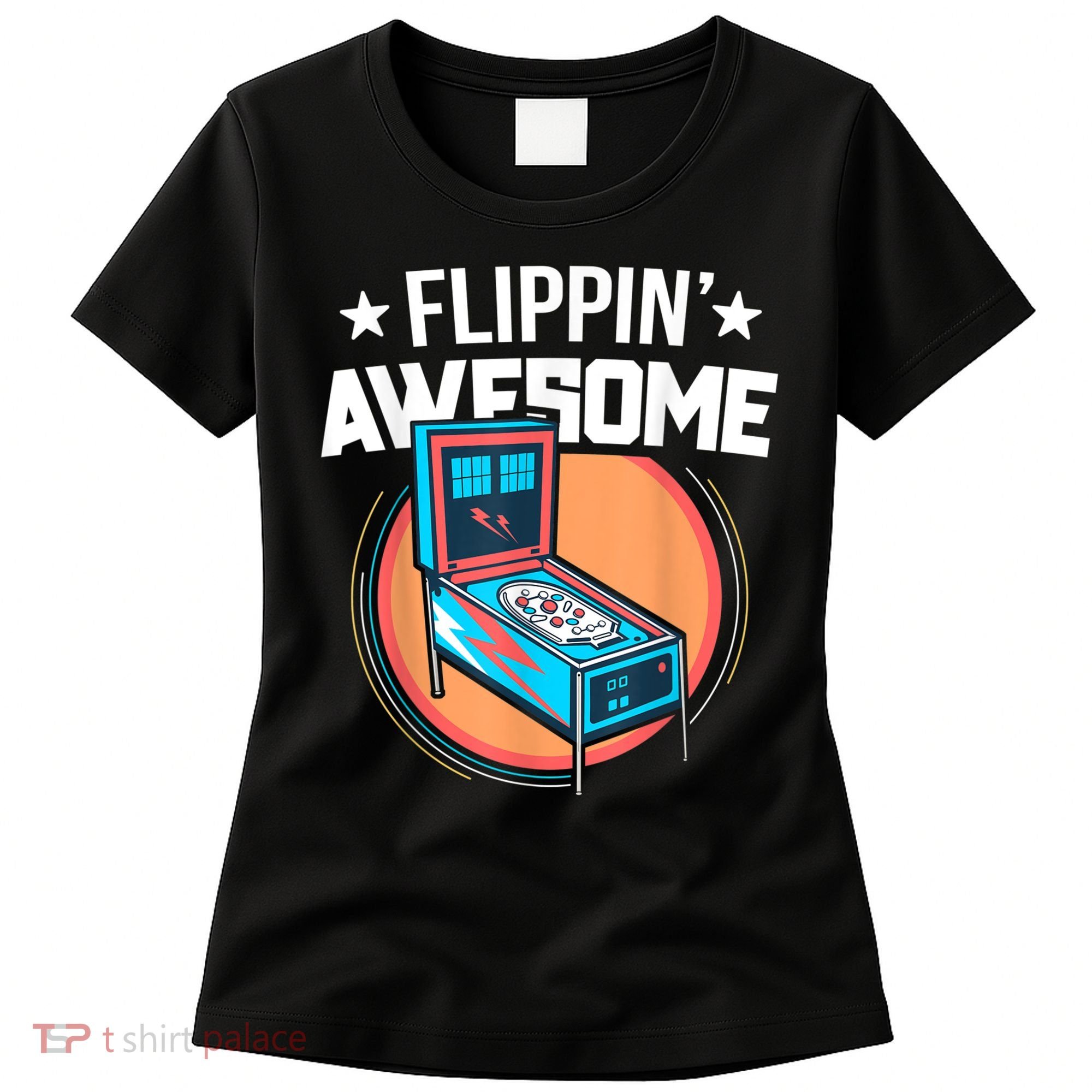 Pinball For Men Flippin' Awesome Flipping Arcade Women's T-Shirt