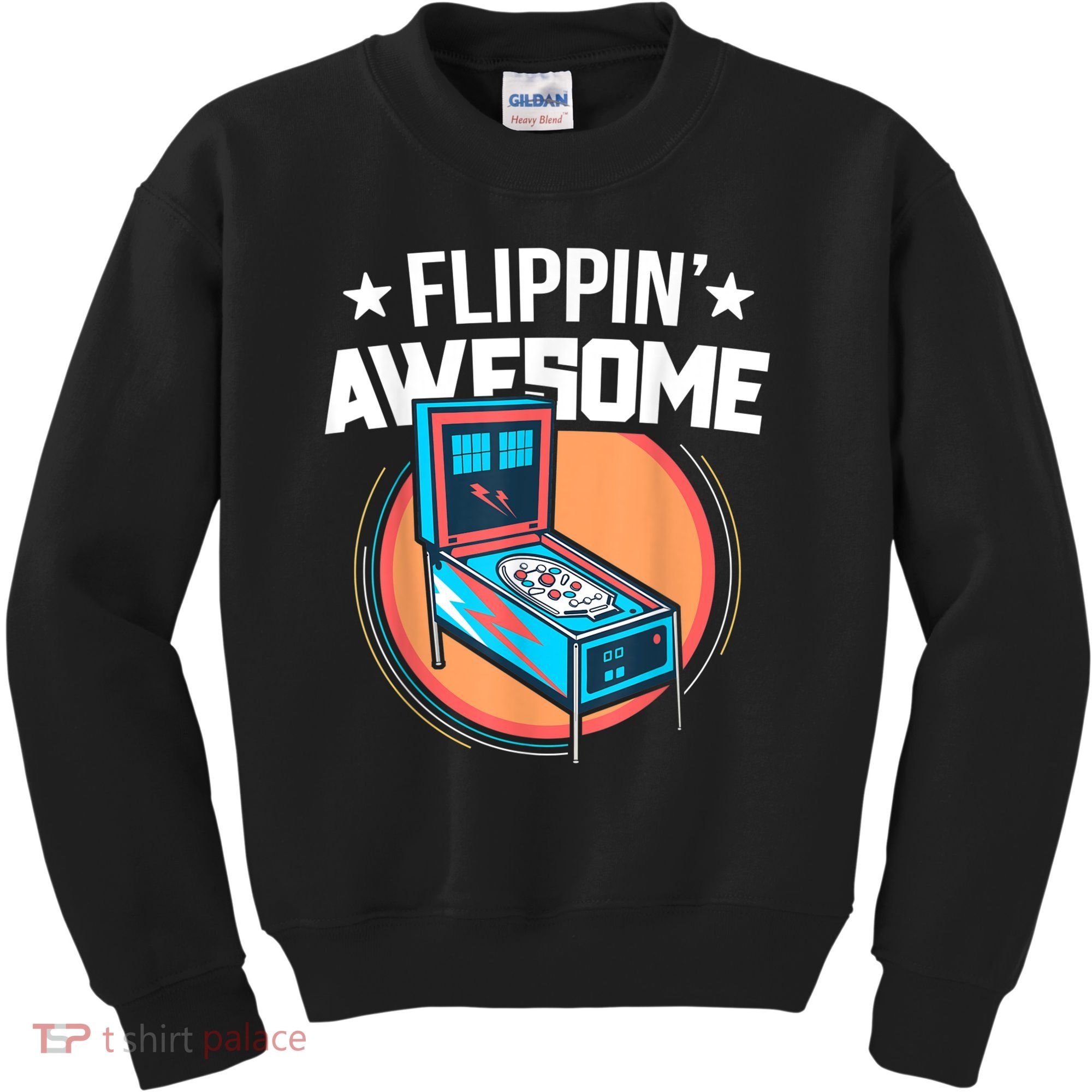 Pinball For Men Flippin' Awesome Flipping Arcade Kids Sweatshirt