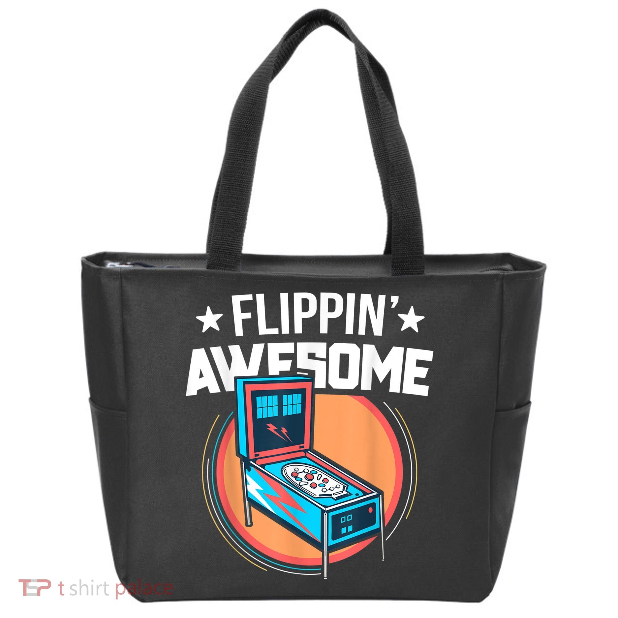Pinball For Men Flippin' Awesome Flipping Arcade Tote Bag