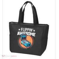 Pinball For Men Flippin' Awesome Flipping Arcade Tote Bag thumb 3