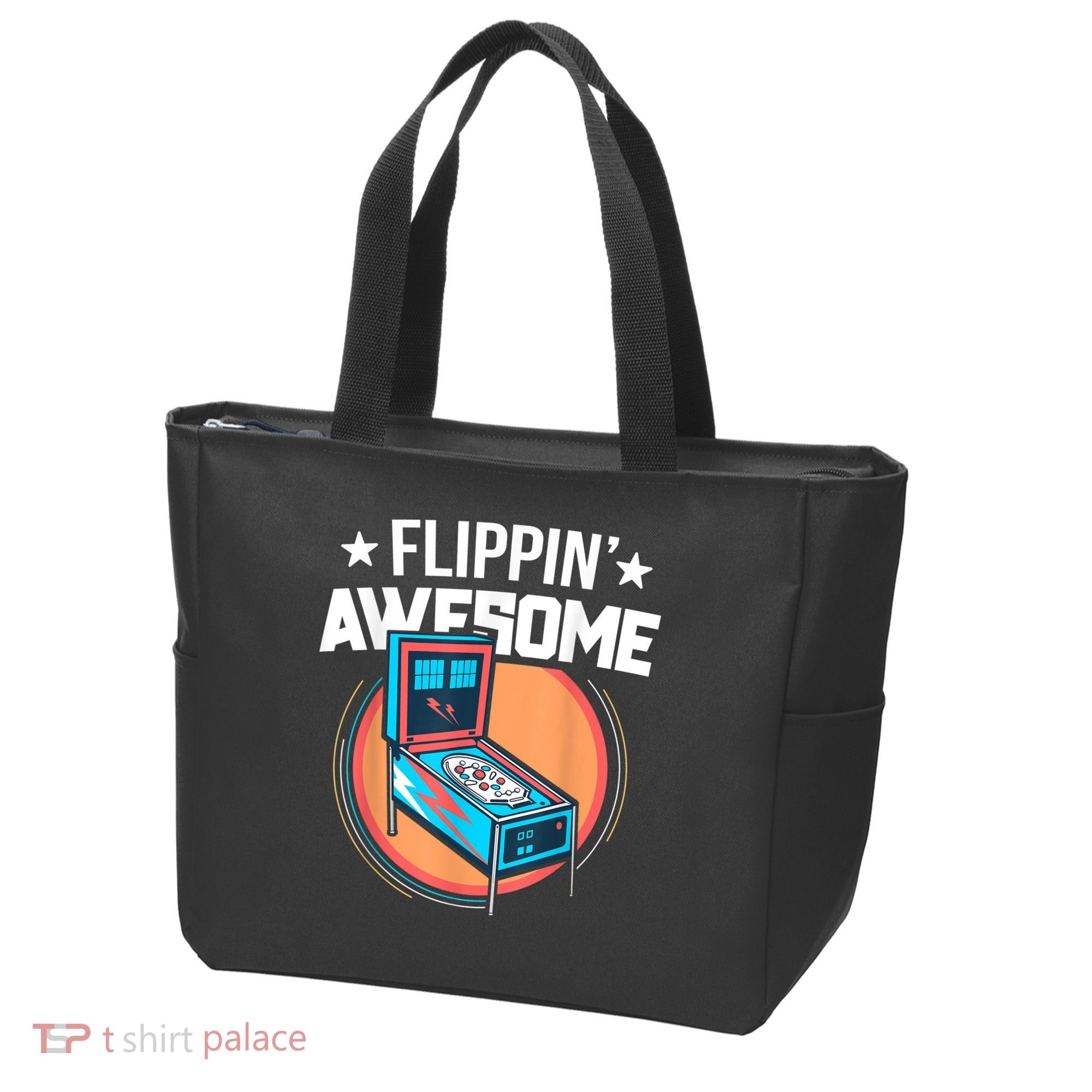 Pinball For Men Flippin' Awesome Flipping Arcade Tote Bag