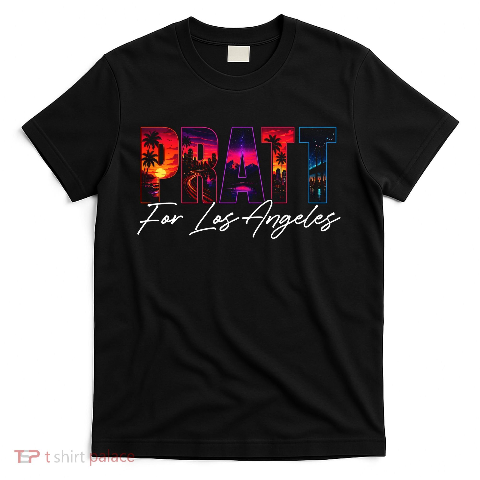 Pratt For Mayor Of Los Angeles Tropical Style T-Shirt