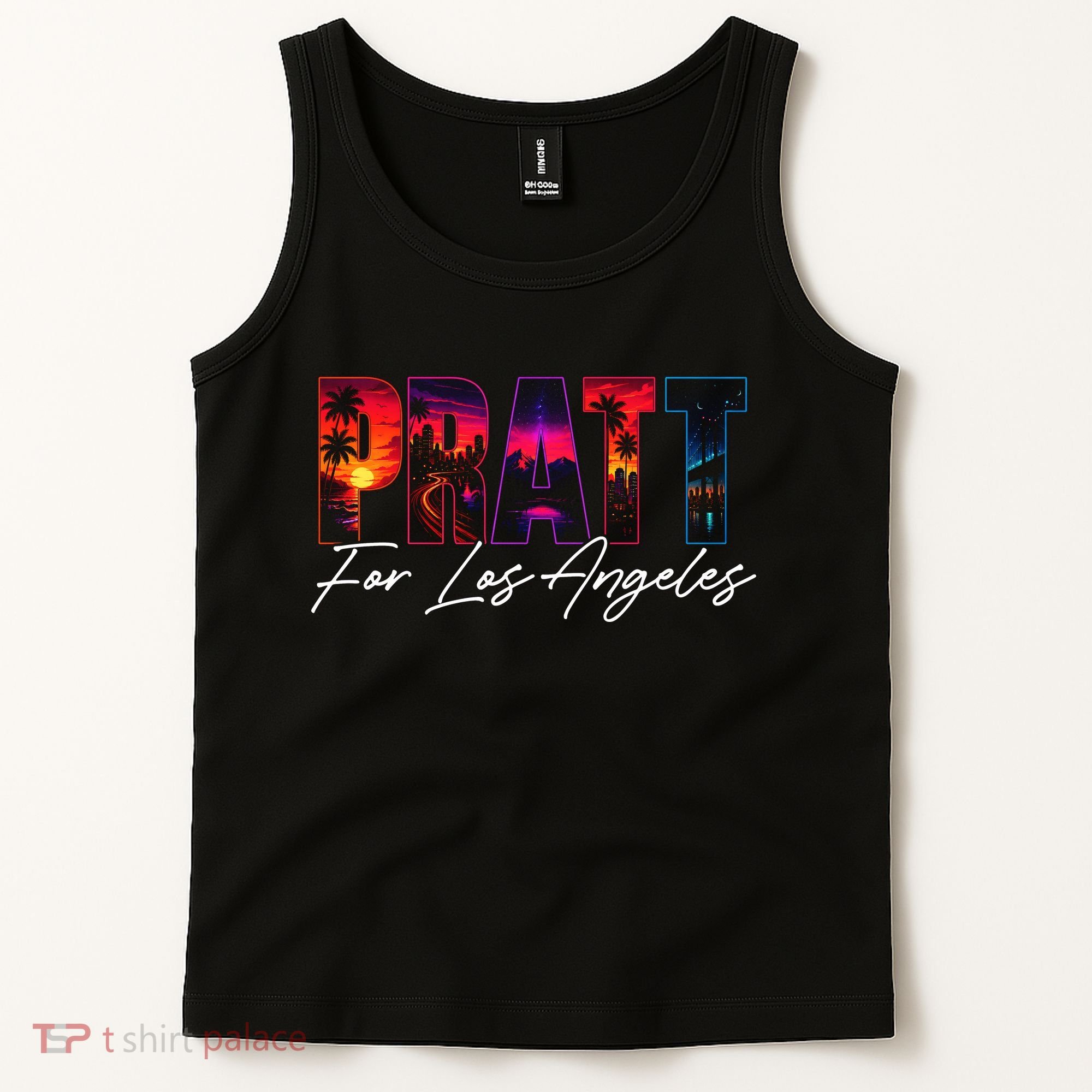 Pratt For Mayor Of Los Angeles Tropical Style Tank Top